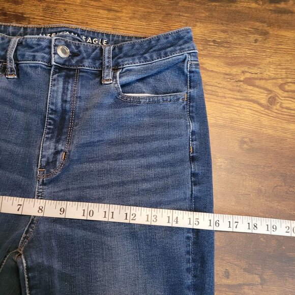 American Eagle Jeans 10 R 360 Next Level Stretch Super Hi Rise Jegging - Picture 8 of 11